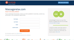 Desktop Screenshot of massagerelax.com